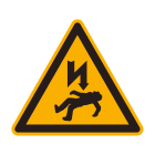 CEMBRE - ETICH.AVVER.WS-DD RISCHIO DI MORTE 300MM.