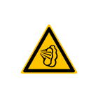 CEMBRE - Etichetta adesiva avvertimento WS-ST, simbolo vapore acqueo, dimensione 150mm. 204804