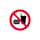 CEMBRE - ETICH.PS-ED VIET.MANGIARE E/O BERE 100 MM. 212903