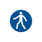 CEMBRE - ETICH.PRESCR.MS-PT PASSAGGIO PEDONI 300MM.