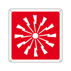 CEMBRE - TARG.ALL.FS-FA 120X120MM.ALLARME ANTINCE