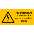 CEMBRE - ETICH. AVVERTIMENTO WST-LSY 18X37MM.+TES