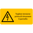 CEMBRE - ETICH. AVVERTIMENTO WST-LSY 18X37MM.+TES