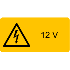 CEMBRE - ETICH. AVVERTIMENTO WST-LSY 37X74MM.+TESTO 2453HT005