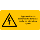 CEMBRE - ETICH. AVVERTIMENTO WST-LSY 52X105MM.+TESTO