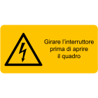 CEMBRE - ETICH. AVVERTIMENTO WST-LSY 52X105MM.+TESTO