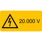 CEMBRE - ETICH. AVVERTIMENTO WST-LSY 105X210MM+TE
