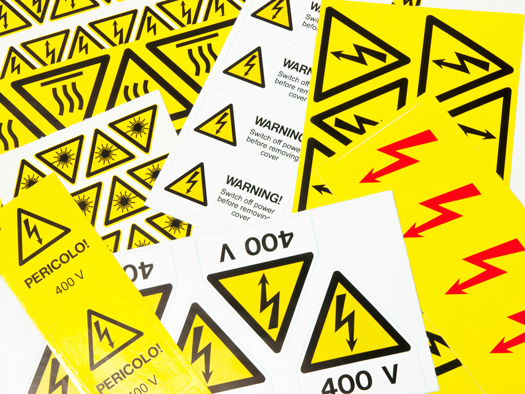 CEMBRE - ETICH.AVVERT.WST-LSY DIM.100X150 + TESTO 2461HT130