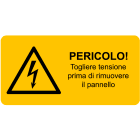 CEMBRE - ETICH. AVVERTIMENTO WST-LDY 32X74MM.+TES