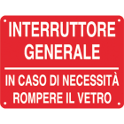 CEMBRE - TARG.ALL.VS-I130 150X200 MM. INTERRUT.GENER