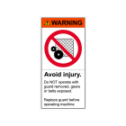 CEMBRE - ETICH.VS-I147 PER IMP.ELETTR.62X125 INGLESE