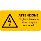 CEMBRE - ETICH. AVVERTIMENTO WST-LAY 26X52MM.+TESTO 2651HT052