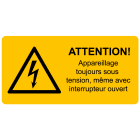 CEMBRE - ETICH.AVVERT.WST-LAY 37X74MM.+ TESTO FRANC