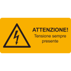 CEMBRE - ETICH.AVVERTIMENTO WST-LAY 37X74 MM.+TES