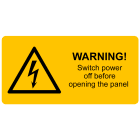 CEMBRE - ETICH. AVVERT.WST-LAY 32X74MM.+TESTO INGL. 2653HT053-GB