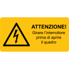CEMBRE - ETICH.AVVERTIMENTO WST-LAY 37X74MM.+ TESTO