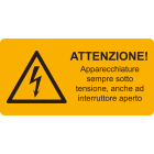 CEMBRE - ETICH.AVVERTIMENTO WST-LAY 65X131 MM.+TE