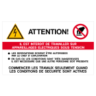 CEMBRE - ETICH.VS-I80 PER IMP.ELETTR.70X120 FRANC