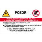 CEMBRE - ETICH.VS-I80 PER IMP.ELETTR.70X120 SLOVENO 268000-SLO