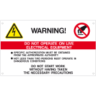 CEMBRE - TARG.ALL.VS-I80 70X120 MM. SIMBOLI+TESTO