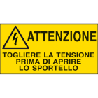 CEMBRE - TARG.ALL.VS-I83 70X120 MM. SIMBOLO+TESTO