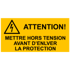 CEMBRE - Etich.VS-I84 per imp.elettr.52x105 francese 268400-F