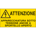 CEMBRE - TARG.ALL.VS-I85 70X120 MM. SIMBOLO+TESTO 268502AR