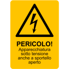 CEMBRE - ETICH. AVVERTIMENTO WST-PDY 92X65MM.+TESTO