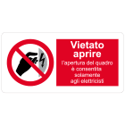 CEMBRE - ETICH.DIVIETO PST-LSR DIM.105X210MM.+ TESTO