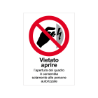 CEMBRE - ETICH.DIVIETO PST-PSW DIM.92X65 MM.+ TES