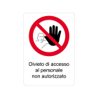 CEMBRE - ETICH.DIVIETO PST-PSW DIM.297X210 MM.+TESTO