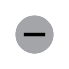 CEMBRE - ETICH.PER APPARECCH.CS-NS NEGATIVO - 16 MM 701901