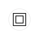 CEMBRE - ETICH.APP.CS-DIW-ISOLAMENTO CLASSE II 16MM 703401