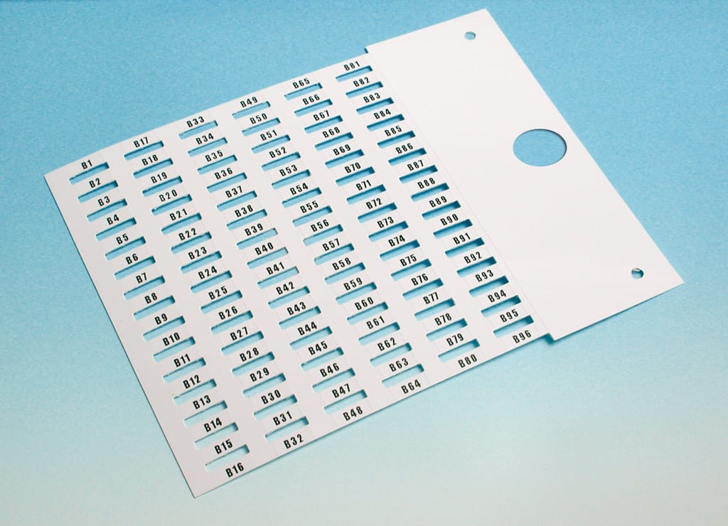 CEMBRE - TARGA QUADRO MG-VRT-A AD.GIALLA 50X50 H.