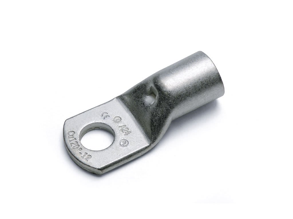 CEMBRE - Capocorda ad occhiello per conduttori in rame, sezione 185mmq, vite 12mm, larghezza 31mm.