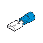 CEMBRE - INNESTO FEMMINA RINFORZATO BLU 4,8X0,5 BKF-F405