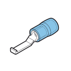 CEMBRE - CAPOCORDA RINFOR.BLU PUNT.UNCINO 16,8X3MM. BKY-PPL30