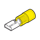 CEMBRE - INNESTO FEMMINA RINFORZATO GIALLO 6,35X0