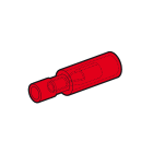 CEMBRE - INNESTO CILINDRICO FEMMINA ROSSO diam.4mm