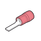 CEMBRE - CAPOCORDA RINF.ROSSO PUNT.PIATTO 18X2,2MM. RKY-PP16/23