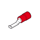 CEMBRE - Capocorda ad uncino, preisolato in policarbonato, rosso, per conduttori in rame, halogen free, P=17,5 B=3,0 sezione 0,25-1,5 mmq.