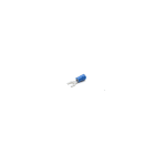 CEMBRE - Capocorda halogen free blu forcella, preisolato in policarbonato, per conduttori in rame, vite 4mm B=7,5 sezione 1,5-2,5 mmq.