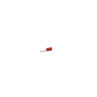 CEMBRE - CAPOCORDA ROSSO A PUNTALE PIATTO P=13,2x1,9