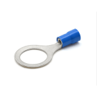 CEMBRE - Capocorda ad occhiello, preisolato in PVC, blu, per conduttori in rame, vite 12mm sezione 1,5-2,5 mmq.