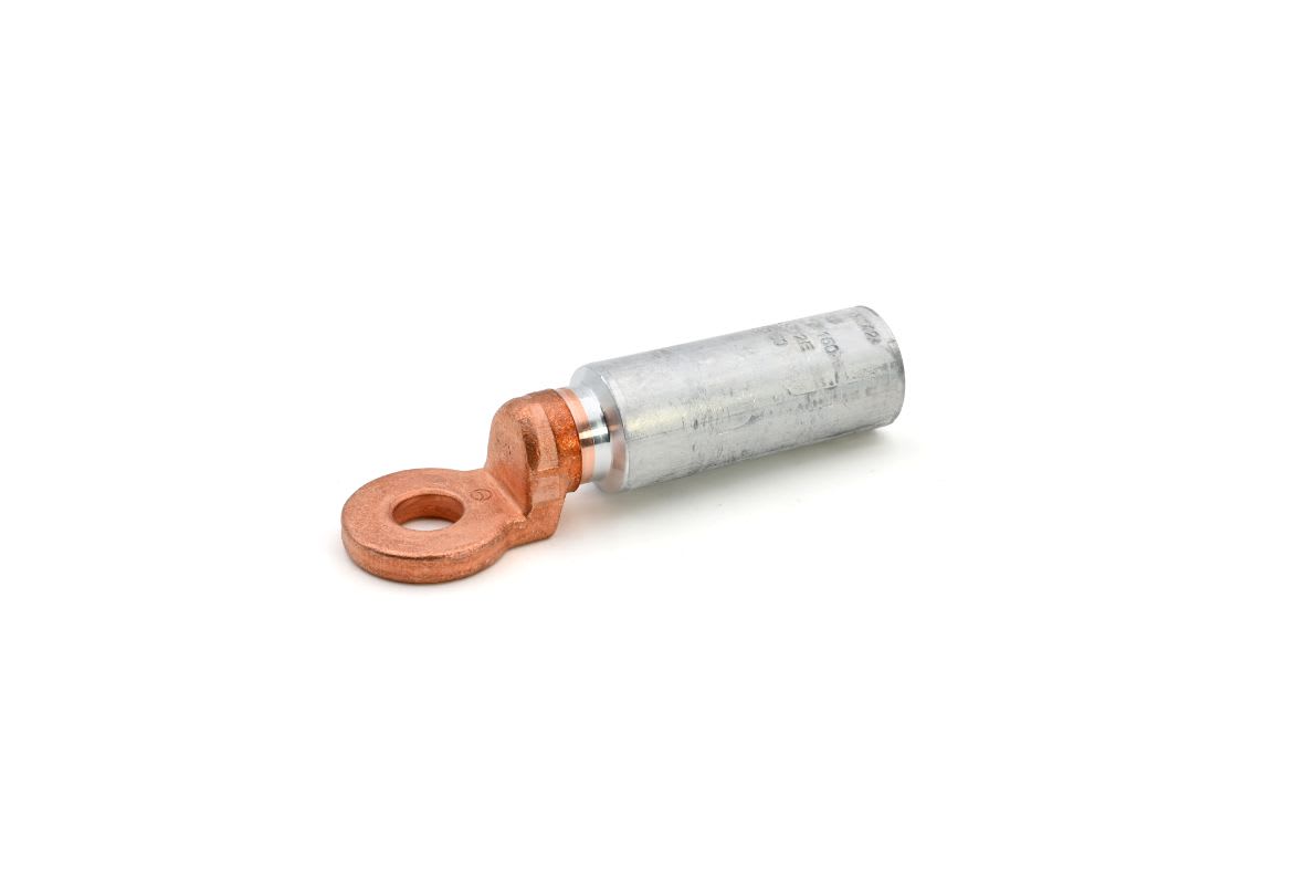 CEMBRE - Capocorda bimetallico alluminio/rame, a occhiello, per conduttori in alluminio, sezione 150mmq vite 10.