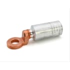 CEMBRE - Capocorda bimetallico alluminio/rame, a occhiello, per conduttori in alluminio, sezione 300mmq vite 16 L=1.