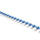 CEMBRE - Capocorda concatenato blu ad occhiello, preisolato in policarbonato per conduttori in rame, halogen free, vite 8mm sezione 1,5-2,5 mmq.