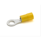 CEMBRE - Capocorda ad occhiello preisolato in PVC giallo per conduttori in rame, vite 6mm sezione 4-6 mmq.