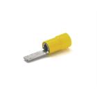 CEMBRE - Capocorda giallo a punta piatta, preisolato in PVC per conduttori in rame, P=13,3x4 sezione 4-6 mmq.