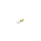 CEMBRE - Capocorda rinforzato giallo per vite 8mm, a forcella antivibrante preisolato in PA6.6 per conduttori in rame, halogen free, sezione 4-6mmq.